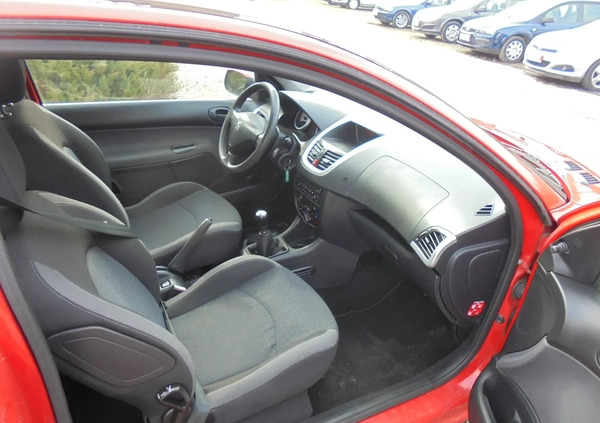 Peugeot 206 plus cena 8990 przebieg: 167000, rok produkcji 2010 z Mogilno małe 352